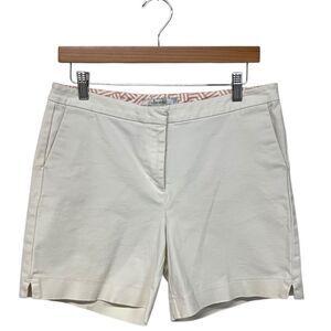 Boden | 6” Cream High Rise Women’s Shorts 8